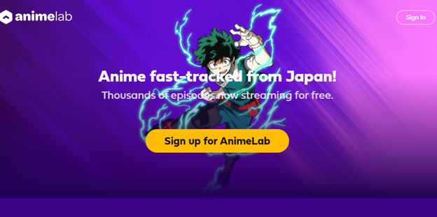 Animelab - Alternative to kisscartoon